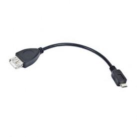 GEMBIRD kabel propojovací USB 2.0 A - Micro B OTG, F/M kabel 15cm A-OTG-AFBM-001 (USB micro)
