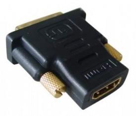 GEMBIRD redukce HDMI na DVI, F/M, zlacené kontakty, černá A-HDMI-DVI-2 (VGA, DVI, HDMI)