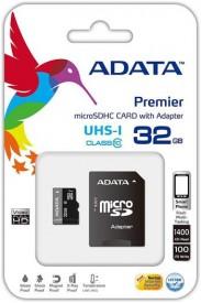 Adata Micro SDHC Premier 32GB UHS-I + SD adaptér (32 GB)