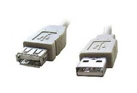 GEMBIRD Kabel prodlužovací USB 2.0,  A-A, HQ Black, zlacené kontakty, 1,8m CCP-USB2-AMAF-6 (USB)