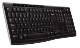 Logitech Klávesnice Wireless Keyboard K270 CZ (Bezdrátové)