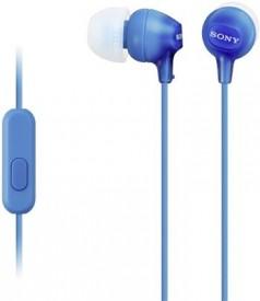 Sony MDR-EX15APLI, modré (Špunty s mikrofonem)