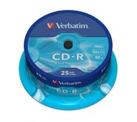 Verbatim CD-R 700MB 52x, 25ks (CD-R)
