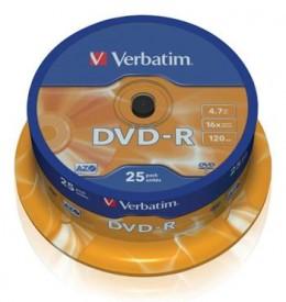 Verbatim DVD-R 4,7GB 16x, 25ks (DVD-R)