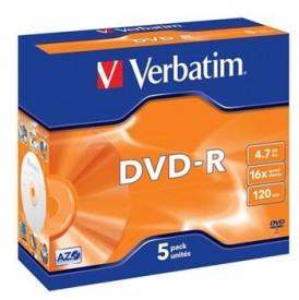 Verbatim DVD-R 4,7GB 16x, 5ks (DVD-R)