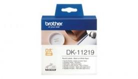 Brother DK 11219 (papírové / kulaté, průměr 12 mm - 1200 ks) ()
